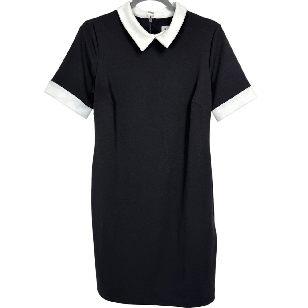 Shelby & Palmer Black and White short sleeve Dress girlhood goth Size 10